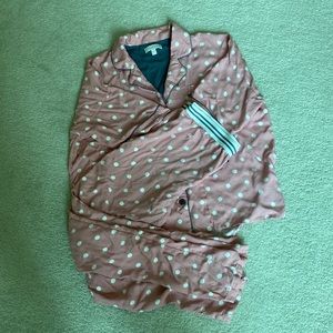 Adorable pink polka dot PJs